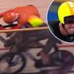 Netherlands disqualified for 'endangering another rider' after Team GB's Ollie Wood appeared to be HEADBUTTED by Dutch rival and crashed in men's madison final