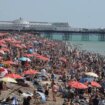 New heatwave weather maps turn fiery red covering six regions of England