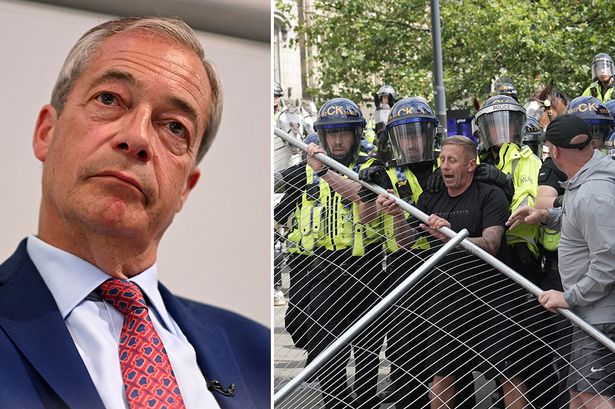 Nigel Farage slammed over riots post on X - 'arsonist appalled at flames'