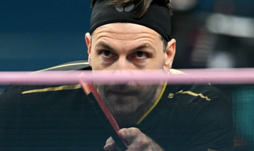 Timo Boll bei seinem letzten Olympia-Auftritt. Foto: Marijan Murat/dpa