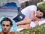 Olympic swimming gold medallist Thomas Ceccon sleeps in a PARK after complaining about 'subpar' standards at the athletes village in Paris