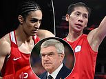 Olympics chief makes blunder in unexpected press conference before defending Imane Khelif and Lin Yu-Ting's participation in women's boxing as he insists they were 'born as women, raised as women and have female passports'