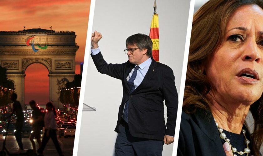 Parade olympique en septembre, fuite de Puigdemont, Harris et Biden en campagne le 15 août... Les 3 infos à retenir à la mi-journée