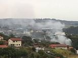 Passenger plane crashes in Brazil's Sao Paulo as shocking footage shows aircraft spiraling down to fiery explosion