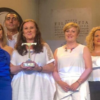 Pepa Pedroche recibe el XI Premio Patio de Comedias de Torralba