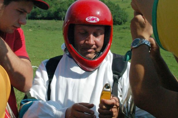 Priest's harrowing final words after tying himself to 1,000 balloons for charity stunt