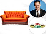 Props and costumes from Friends are being auctioned off to mark its 30th anniversary - including the iconic orange couch and Chandler Bing's green sweater worn by late star Matthew Perry