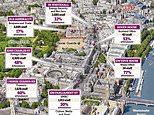 REVEALED: How as few as 17 per cent of civil servants turn up to the office each day in Whitehall departments