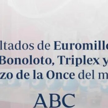 Resultados de La Bonoloto, Triplex y Cupón diario de la Once del miércoles, 31 de julio de 2024