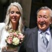 Richard Lugner und seine Simone bei ihrer Hochzeit in Wien.