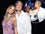 Rita Ora celebrates her husband Taika Waititi's 49th birthday with a WILD party in Ibiza - complete with celebrity guests Camila Cabello and Salma Hayek and an All-Blacks themed cake