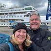 Round-the-world cruise passengers who have spent up to £680,000 on three-year trip still haven't left Belfast after three months of delays