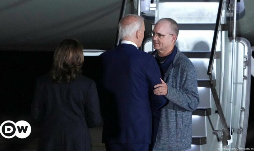 Russia prisoner swap: Biden, Harris greet released citizens