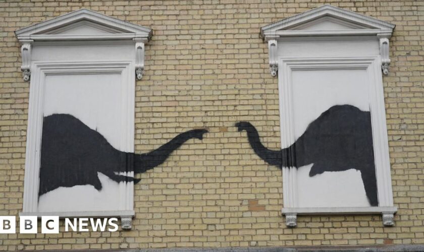 Second Banksy artwork in two days appears in London