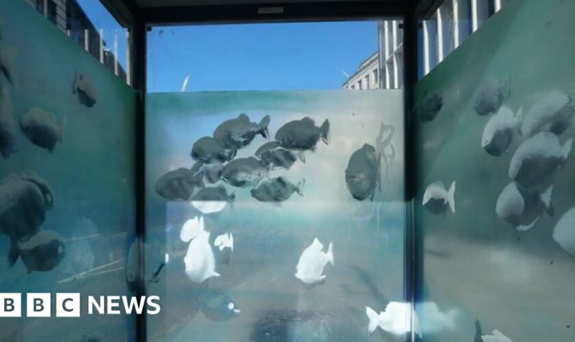 Seventh Banksy artwork in a week revealed in London