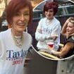 Sharon Osbourne, 71, opts for a hilarious jumper calling for Taylor Swift to be PRESIDENT as she arrives for the singer's Eras Tour show