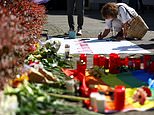 Solingen knife attack: German festival knifeman 'targeted victim's necks': Terror cops join massive manhunt for killer - as boy, 15, is quizzed while police can't give description of attacker who fatally injured three