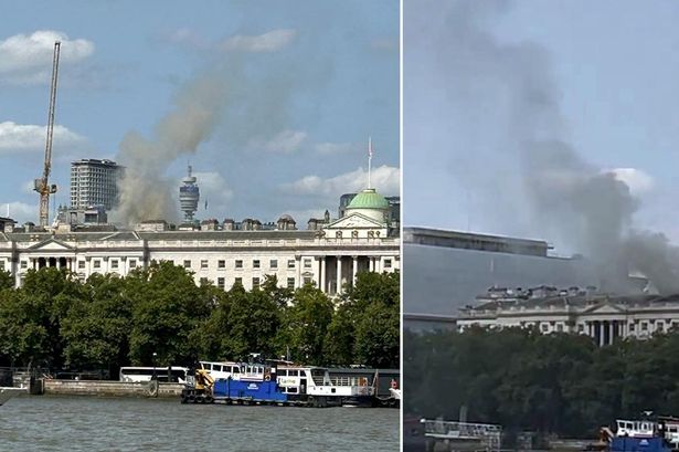 Somerset House fire LIVE: Over 100 firefighters tackling blaze that erupted in London arts centre