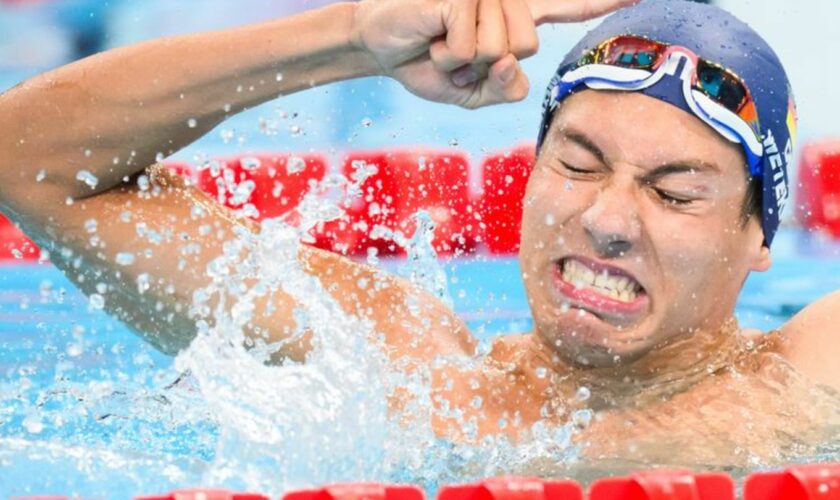 Maurice Wetekam holt Bronze für Deutschland. Foto: Julian Stratenschulte/dpa