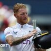 England Test captain Ben Stokes walks off after batting against West Indies