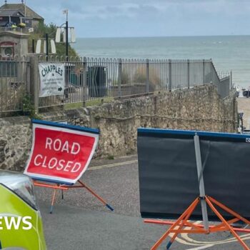 Suspected bomb discovery sees beach cordoned off