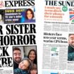 The Papers: 'Sister saw attack' and 'rioters face 10 years'