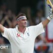 Graham Thorpe celebrates a century for England against West Indies in Barbados in 2004