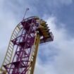 Thrillseekers trapped at 90 degree angle as rollercoaster malfunctions at UK theme park