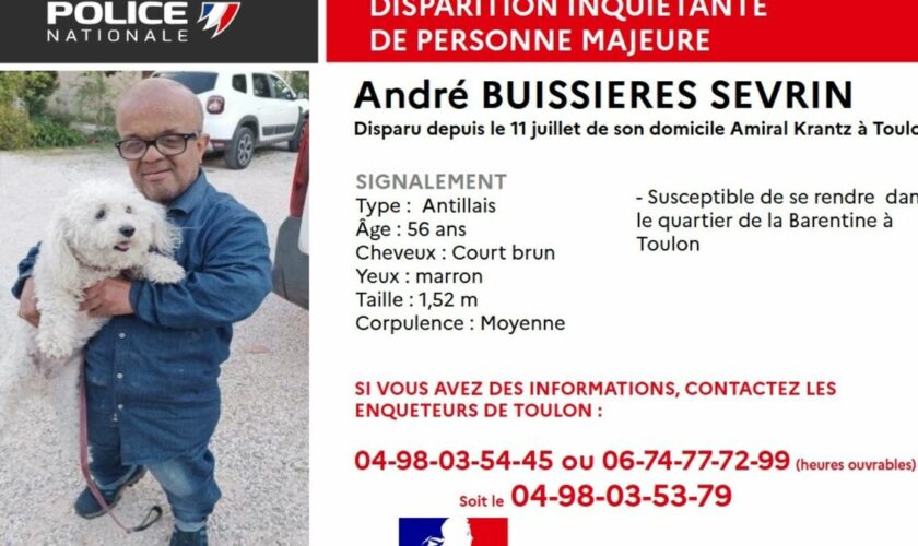 Toulon : la police lance un appel à témoins après la disparition inquiétante