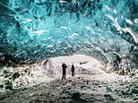 Tourist describes terrifying 'crash' as ice cave collapsed killing foreign visitor as desperate search continues for two more missing at Icelandic 'James Bond' glacier