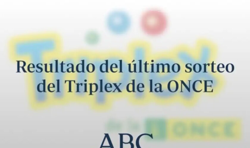 Triplex de la ONCE: Resultados de hoy viernes, 9 de agosto de 2024