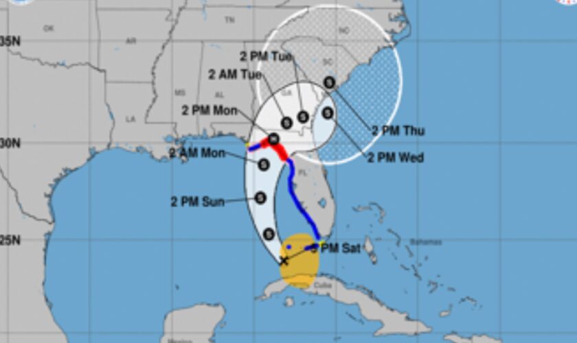 Tropical Storm Debby forms in Gulf of Mexico, threatening Florida with flooding and tornadoes: Live