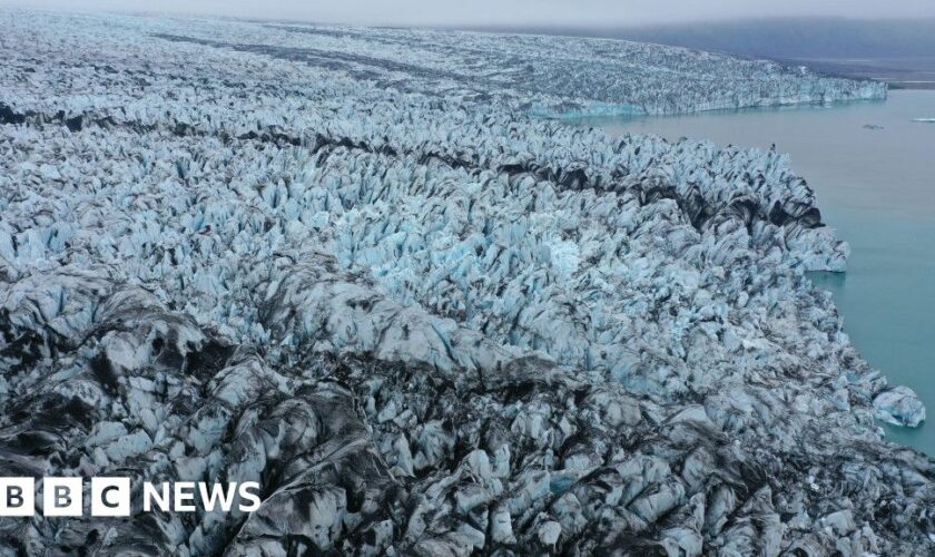 Two trapped after ice collapses in Iceland glacier