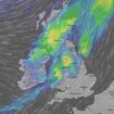 UK weather: Exact time Icelandic wall of rain to batter Britain with '34 days of downpours'