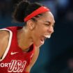 A'ja Wilson unleashes her emotions