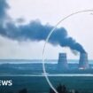 Ukraine and Russia trade claims over nuclear plant fire