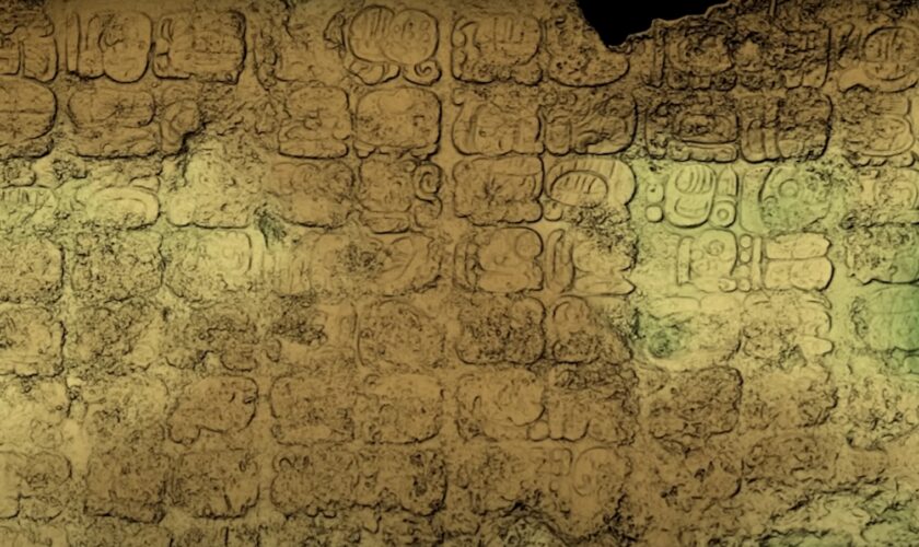 Une centaine de glyphes mayas découverts dans une cité perdue