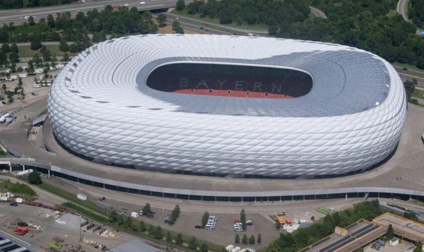 Bald Ziel von E-Lastwagen: die Allianz-Arena Foto: Sven Hoppe/dpa