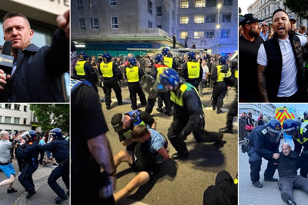 Why are far right thugs rioting in UK and where has been attacked?