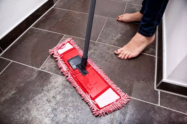 Woman shares incredible tile transformation after client though they were just dirty