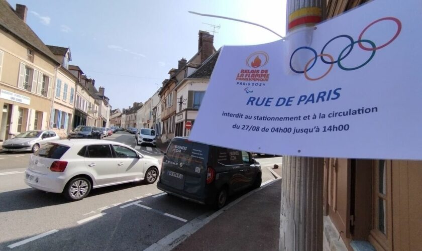 Yvelines : avec le relais de la flamme paralympique, pleins feux sur la petite commune de Houdan