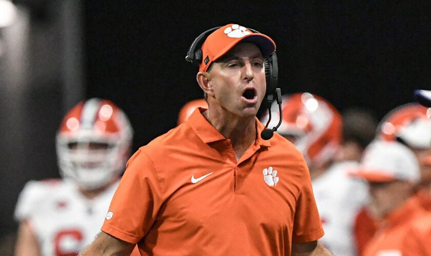 Clemson head coach Dabo Swinney ripped on social media after blowout loss to Georgia: 'Not doing his job'