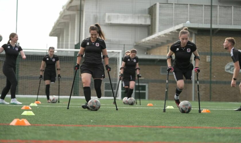 'We have a chance to win a trophy': England's women's amputee footballers hoping to make history