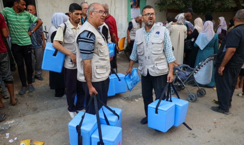 Gaza : comment s’organise la campagne de vaccination anti-polio