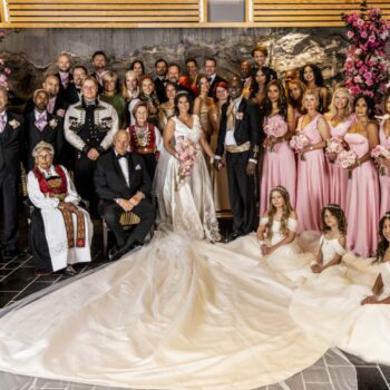 The bridal party. Pic: Maja Moan / The Royal House of Norway