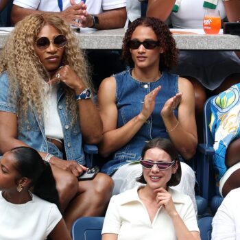 Serena Williams attends the US Open – this time as a fan