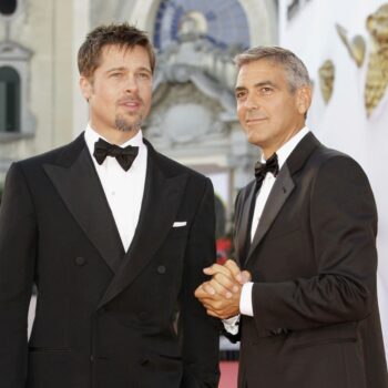 Watch: Brad Pitt and George Clooney arrive at Venice Film Festival after Angelina Jolie’s premiere