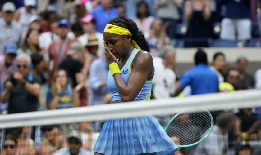 Defending champion Coco Gauff crashes out to Emma Navarro at US Open