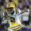 LSU player called for unsportsmanlike conduct after appearing to pretend to shoot gun after touchdown