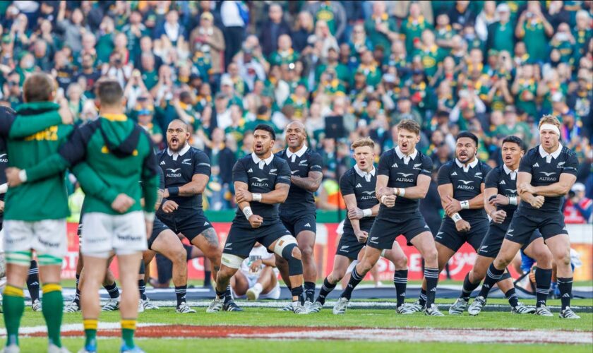 South Africa apologise for interrupting All Blacks’ Haka before Rugby Championship clash